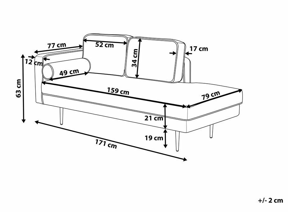 Kušete Berwyn 770 (Zils)
