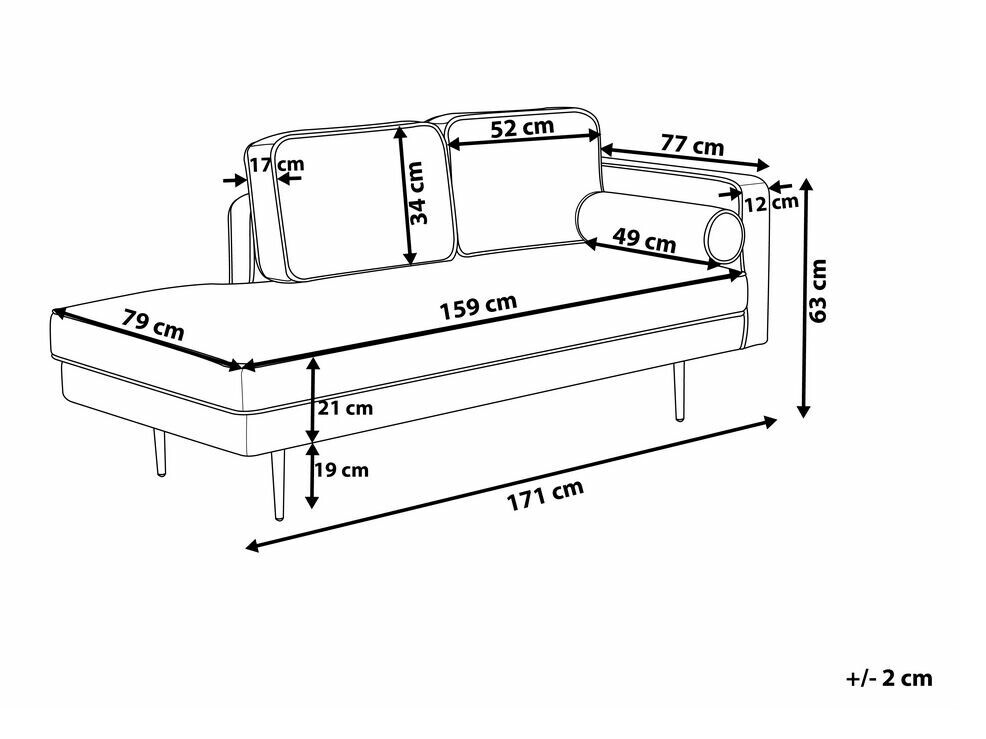 Kušete Berwyn 770 (Zils)