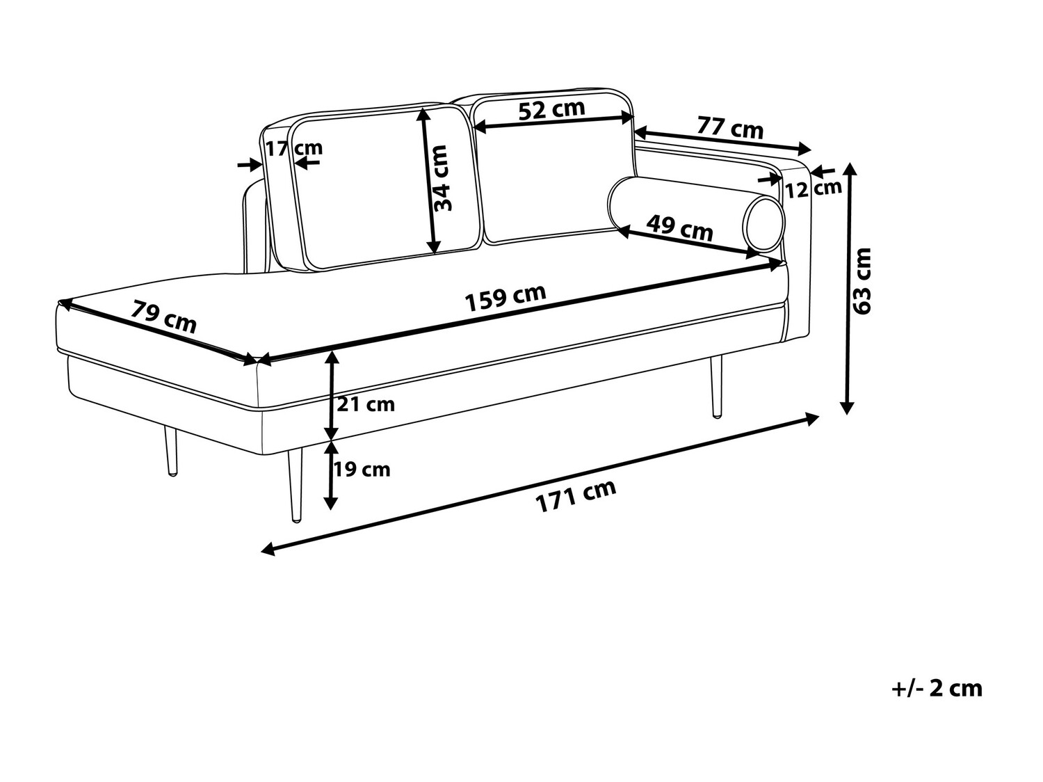 Кушетка Berwyn 770 (Зелёный)