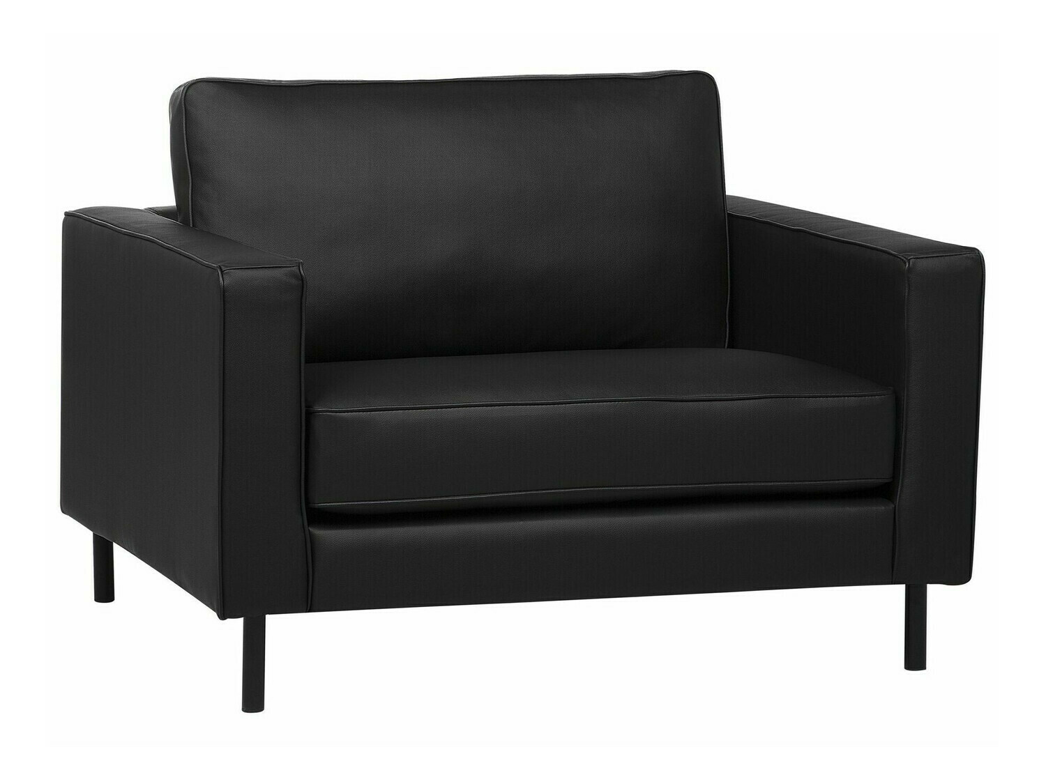 Mīksto mēbeļu komplekts Berwyn 768 (Melns)