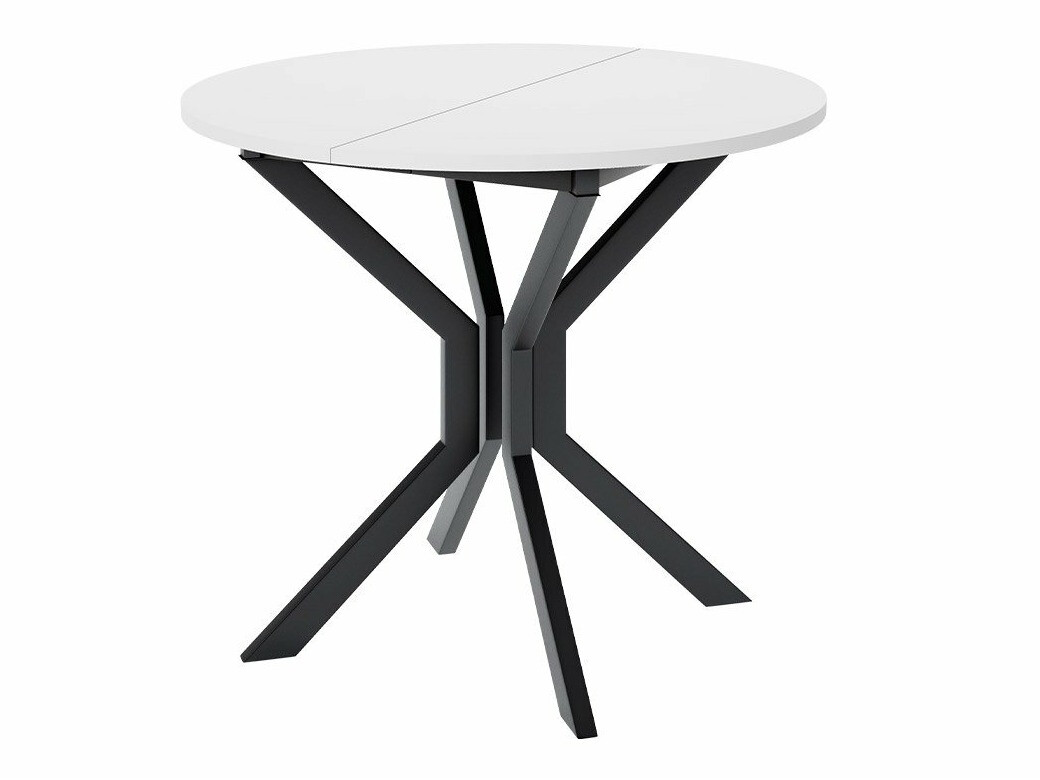 Обеденный гарнитур Edmond 118 (Белый + Чёрный)