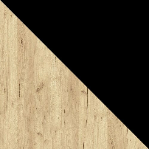 Ēdamistabas komplekts Edmond 118 (Amatniecības zelta ozols + Melns)