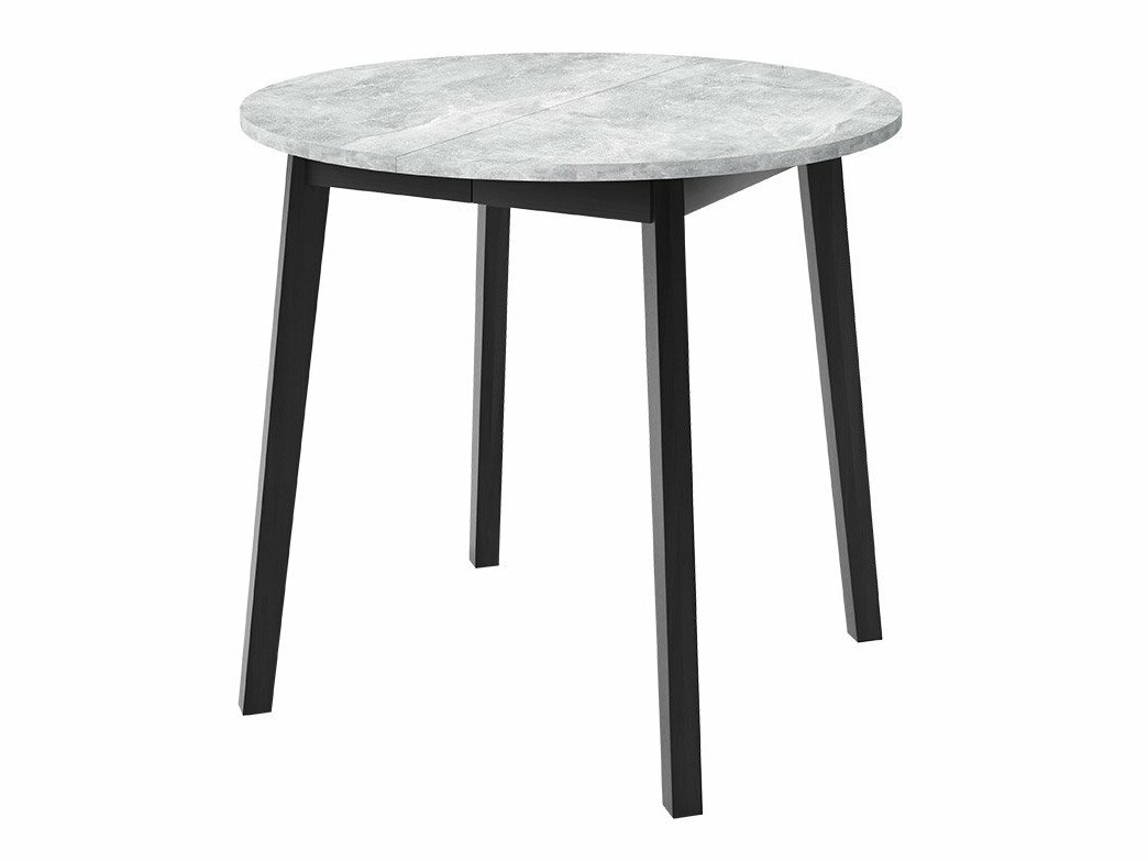 Ēdamistabas komplekts Edmond 119 (Pelēks marmors + Melns)
