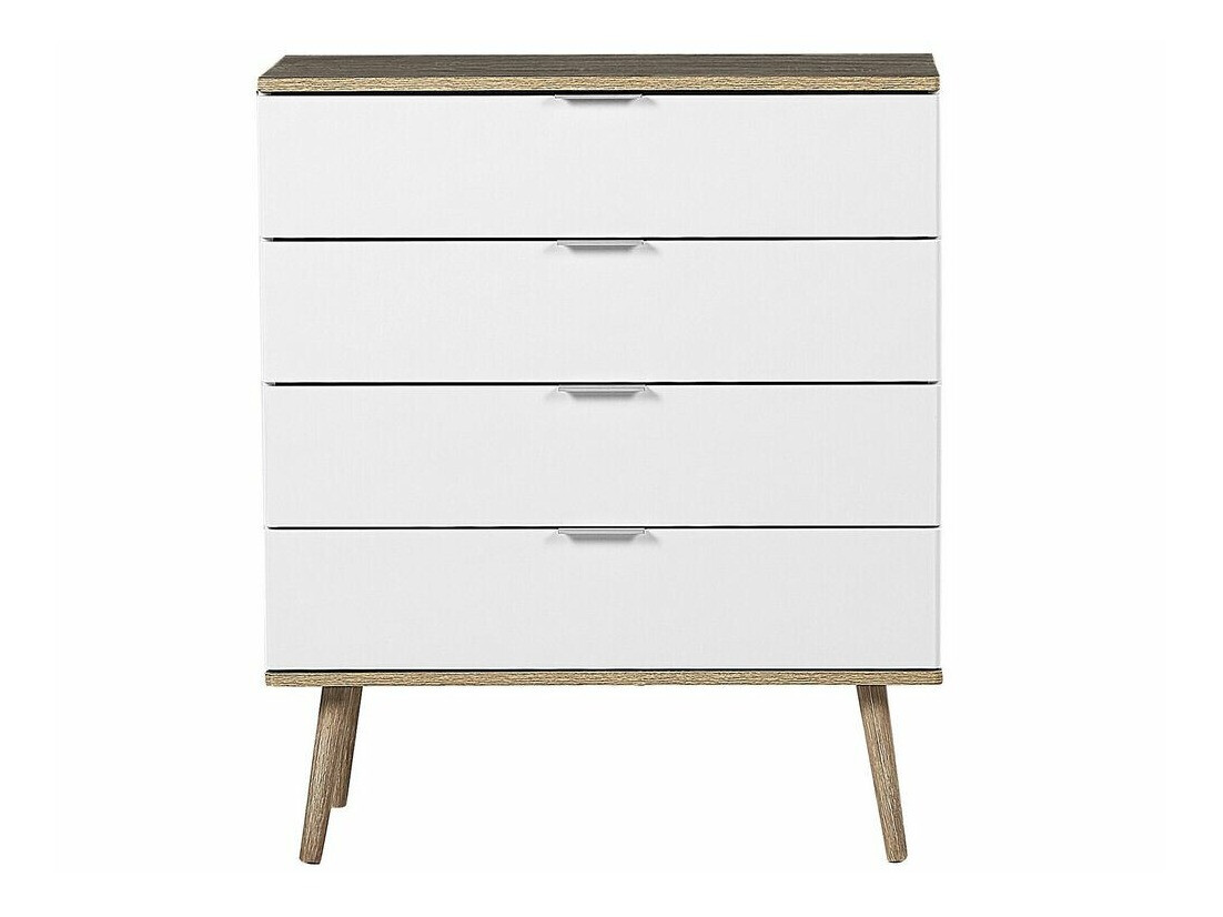 Kомод Berwyn 781 (Белый + Светлое дерево)