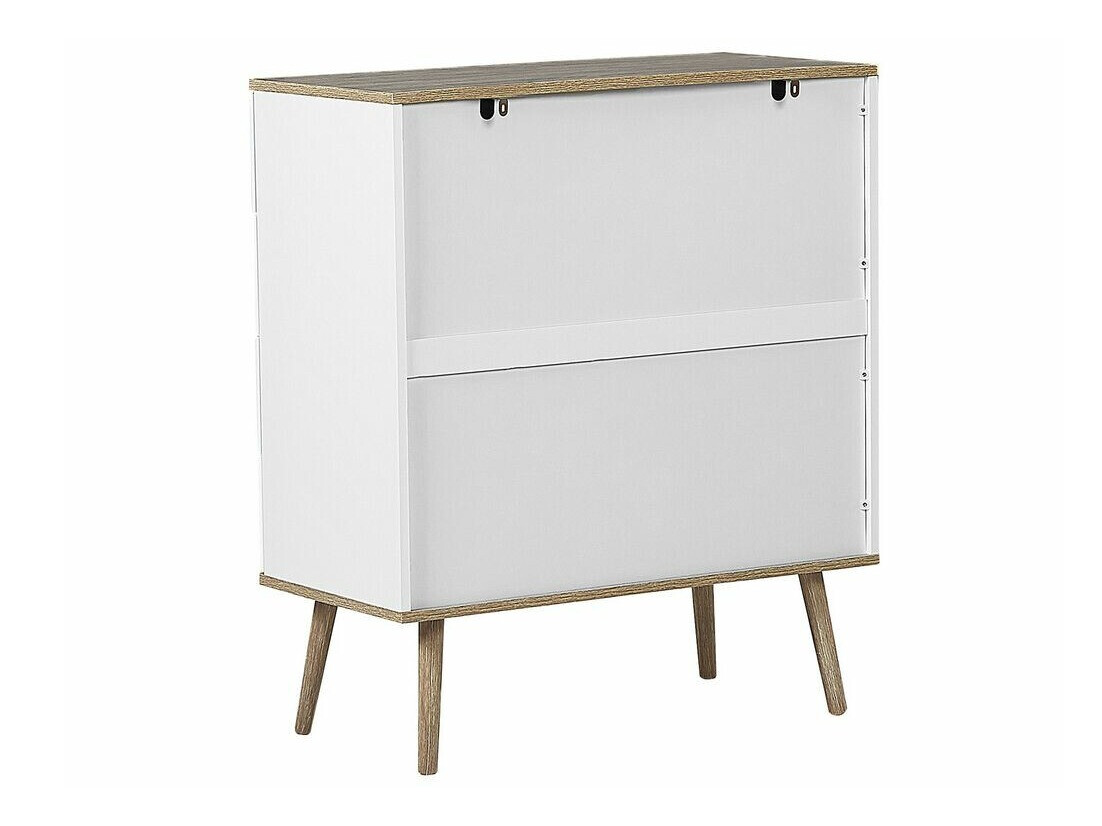 Kомод Berwyn 781 (Белый + Светлое дерево)