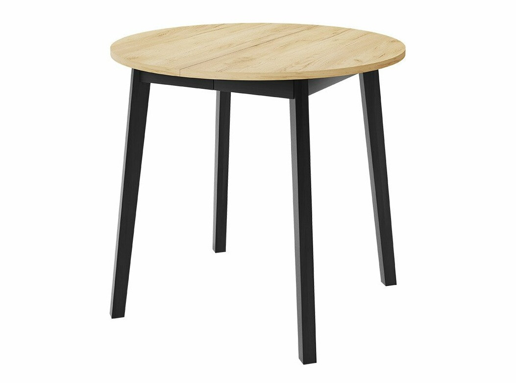 Обеденный гарнитур Edmond 119 (Ремесло золотой дуб + Чёрный)