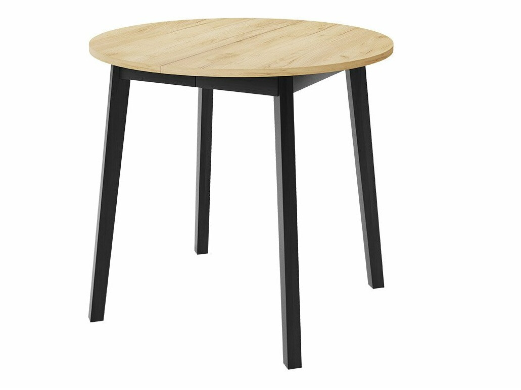 Обеденный гарнитур Edmond 119 (Ремесло золотой дуб + Чёрный)