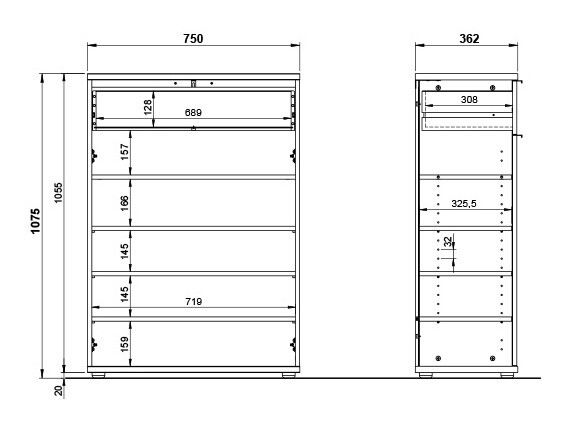 Прихожая Soliru 102 (Белый)