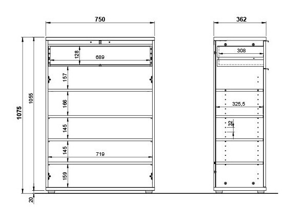 Прихожая Soliru 102 (Белый)