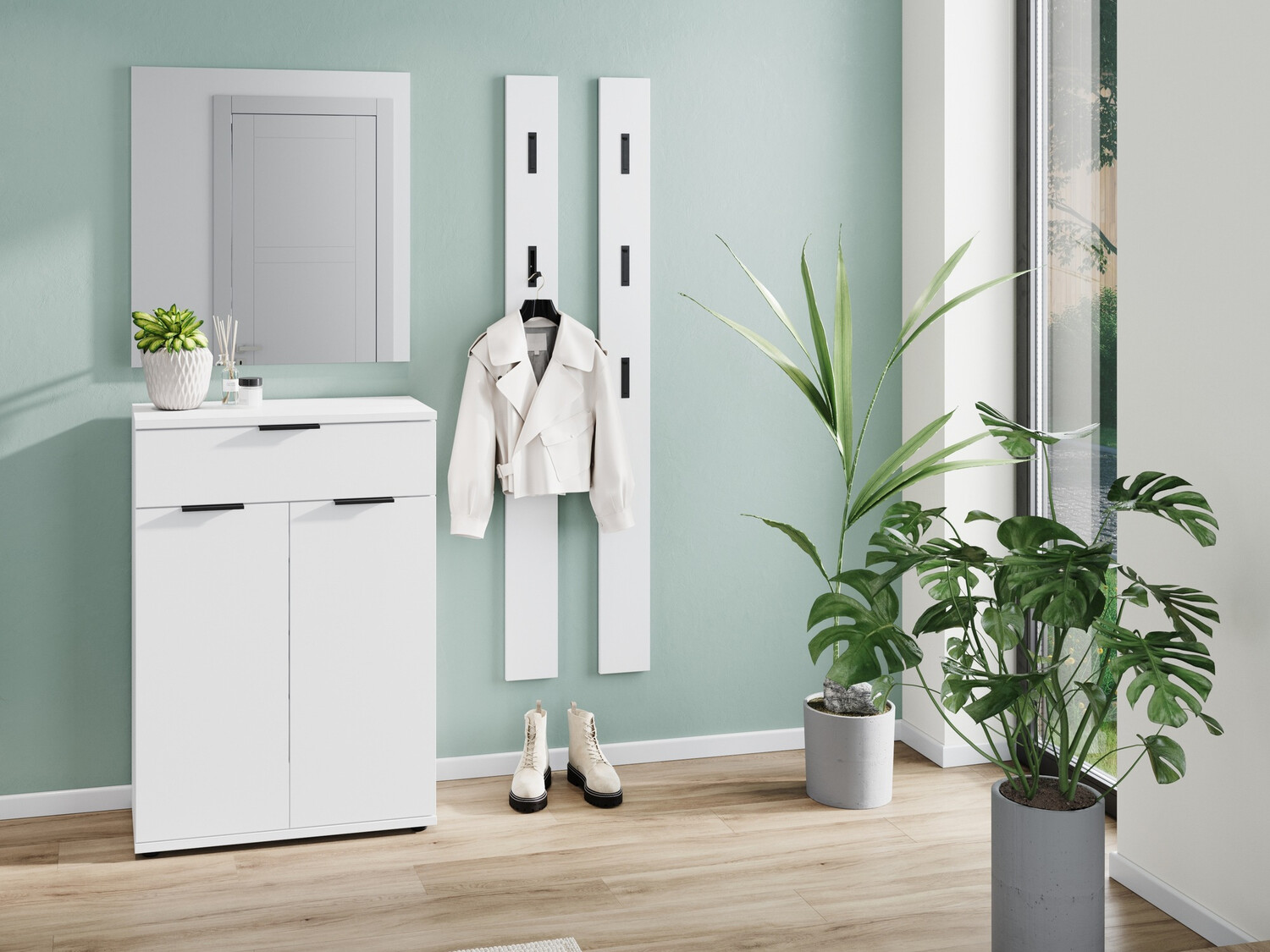 Тумба для обуви Soliru 101 (Белый)