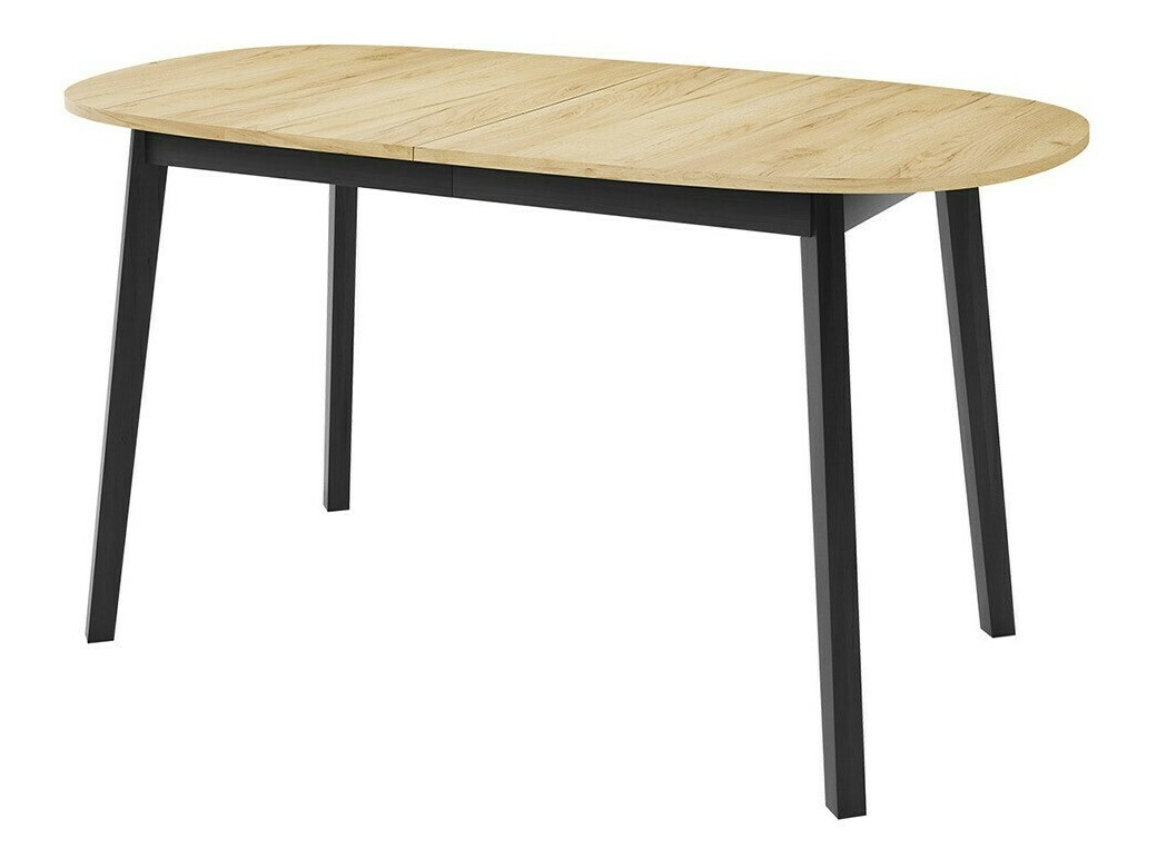 Ēdamistabas komplekts Edmond 121 (Amatniecības zelta ozols + Melns)