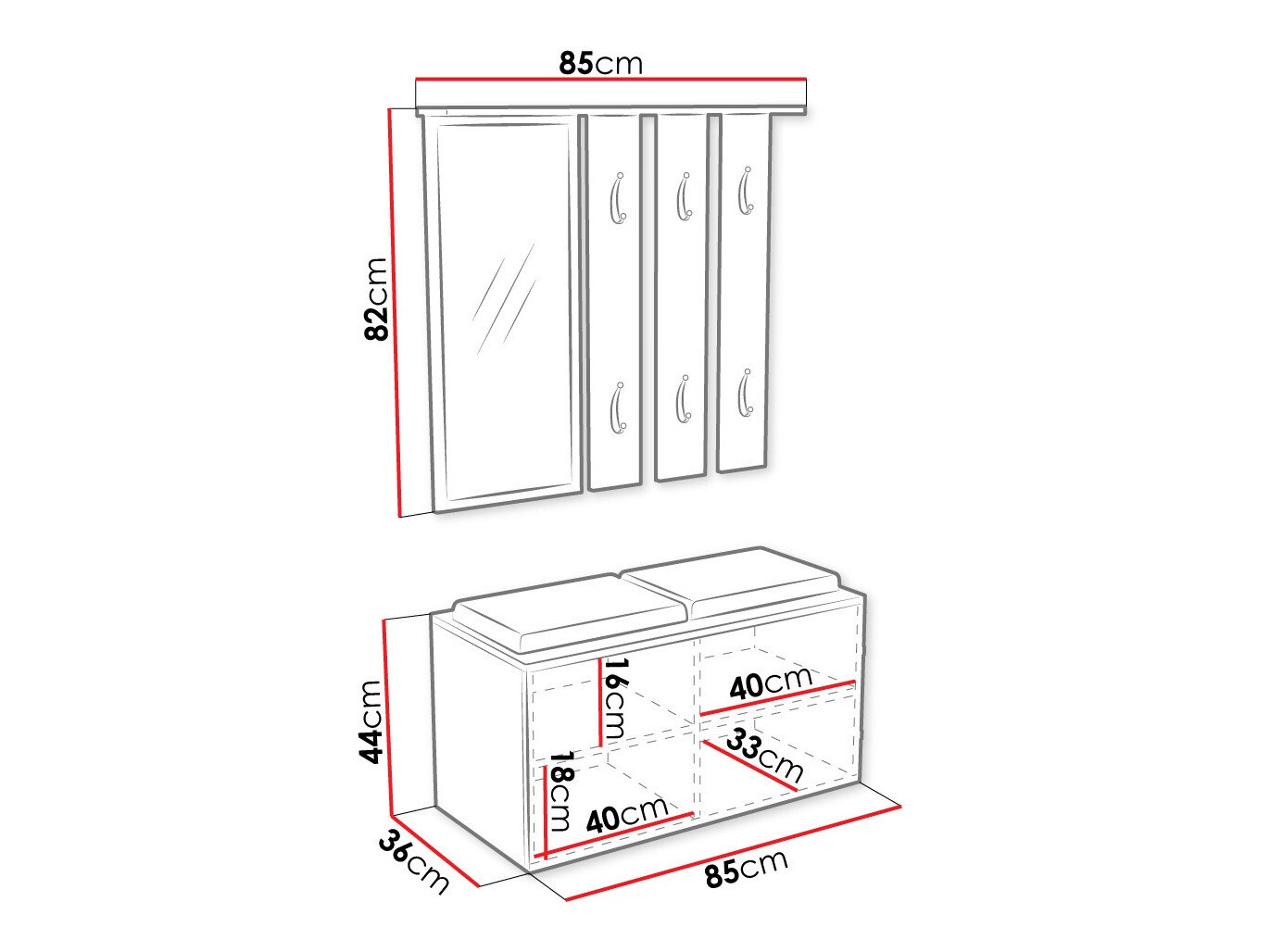 Priekšnama komplekts Mandeville 103 (Sonomas ozols)
