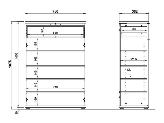 Прихожая Soliru 104 (Белый)