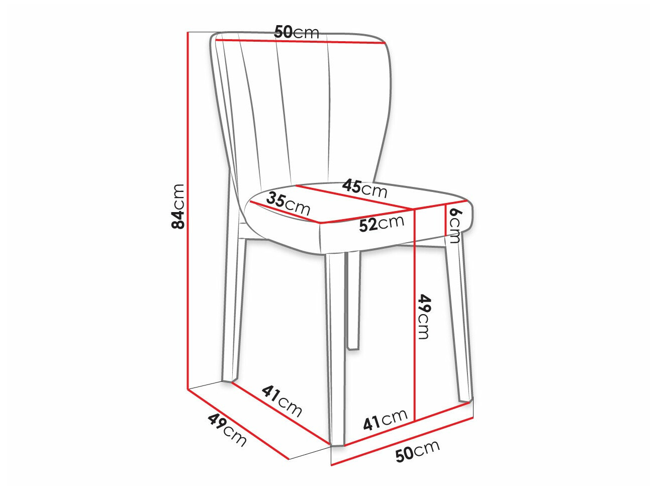 Стул Racine 130 (Чёрный + Magic Velvet 2217)
