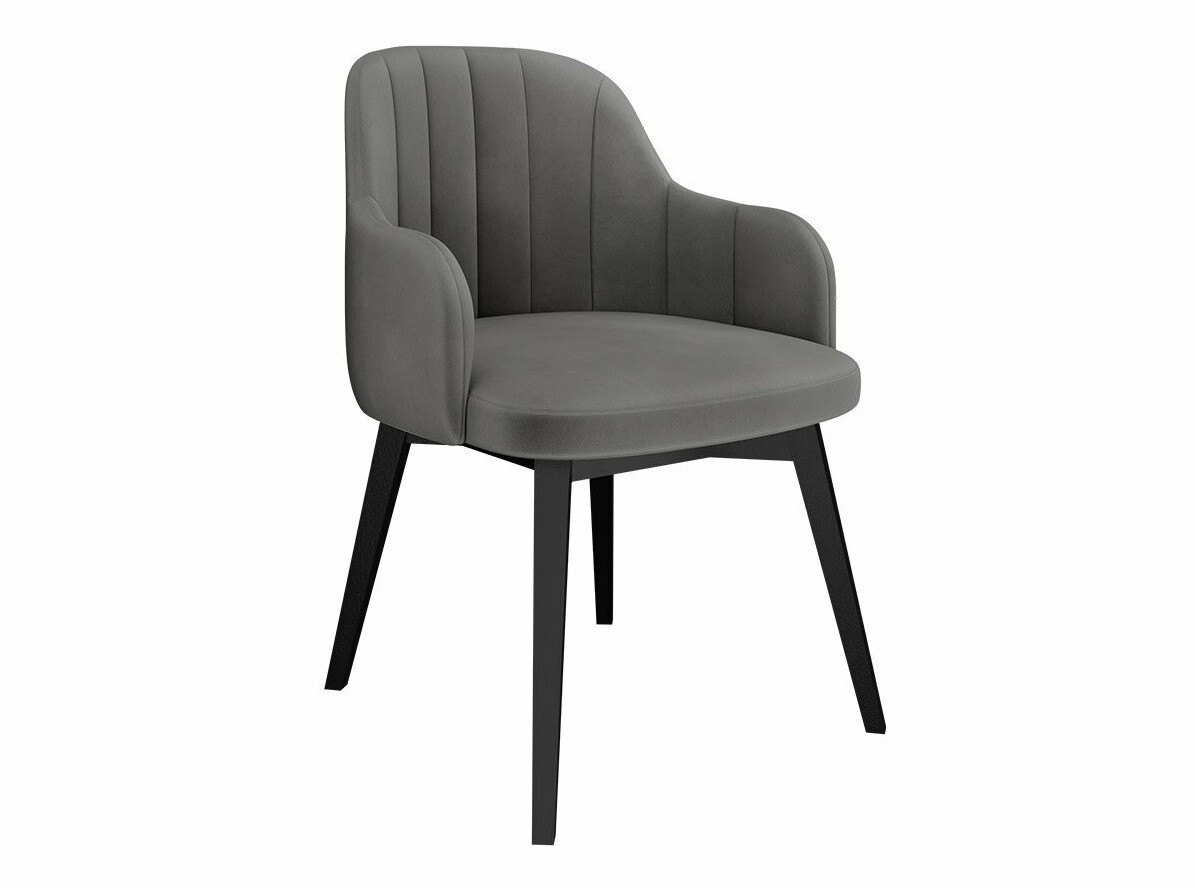 Ēdamistabas komplekts Racine 128 (Glancēts balts + Glancēts melns)