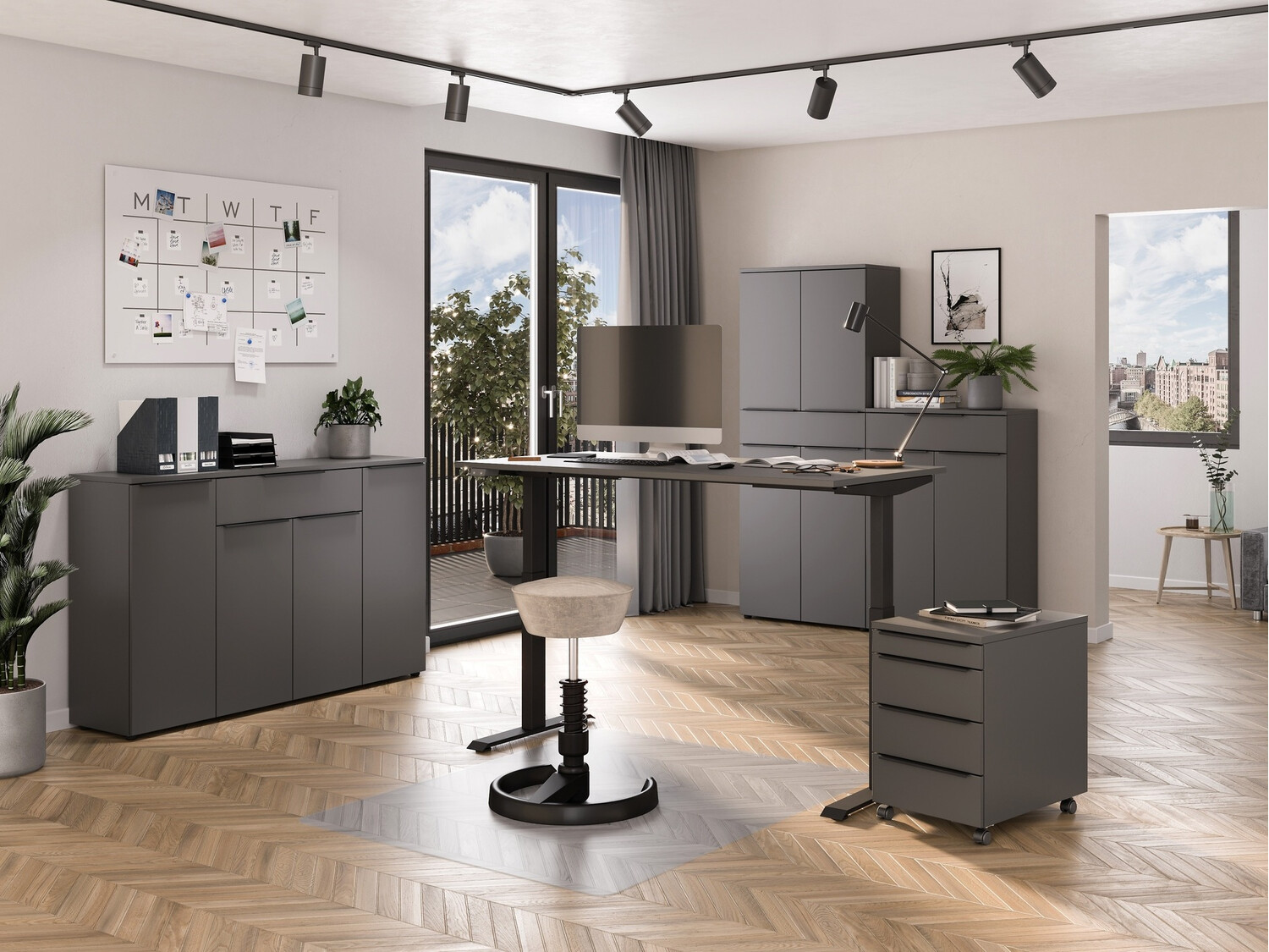 Kомод Feltoru 105 (Графит)