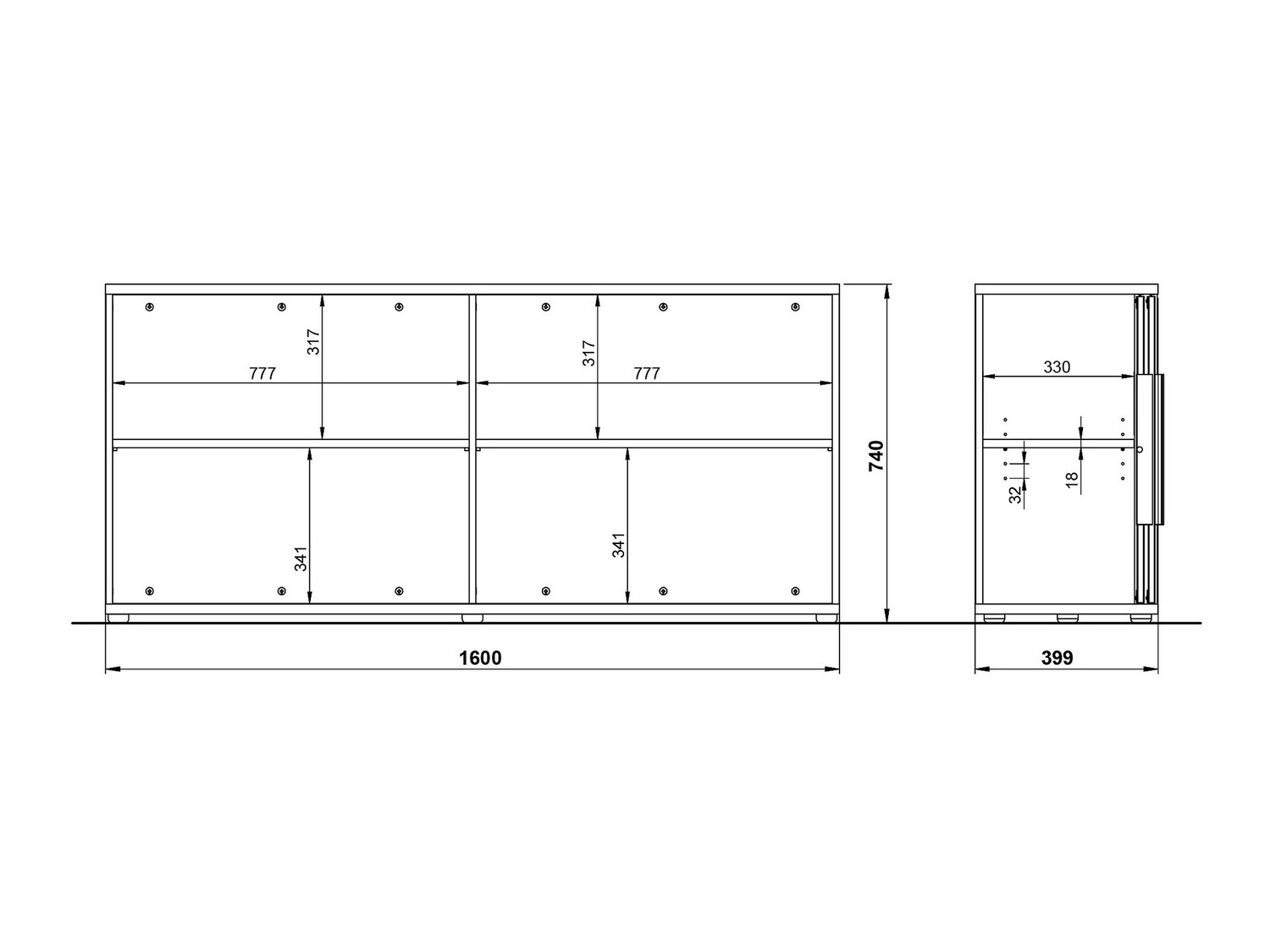 Шкафчик Feltoru 104 (Графит)