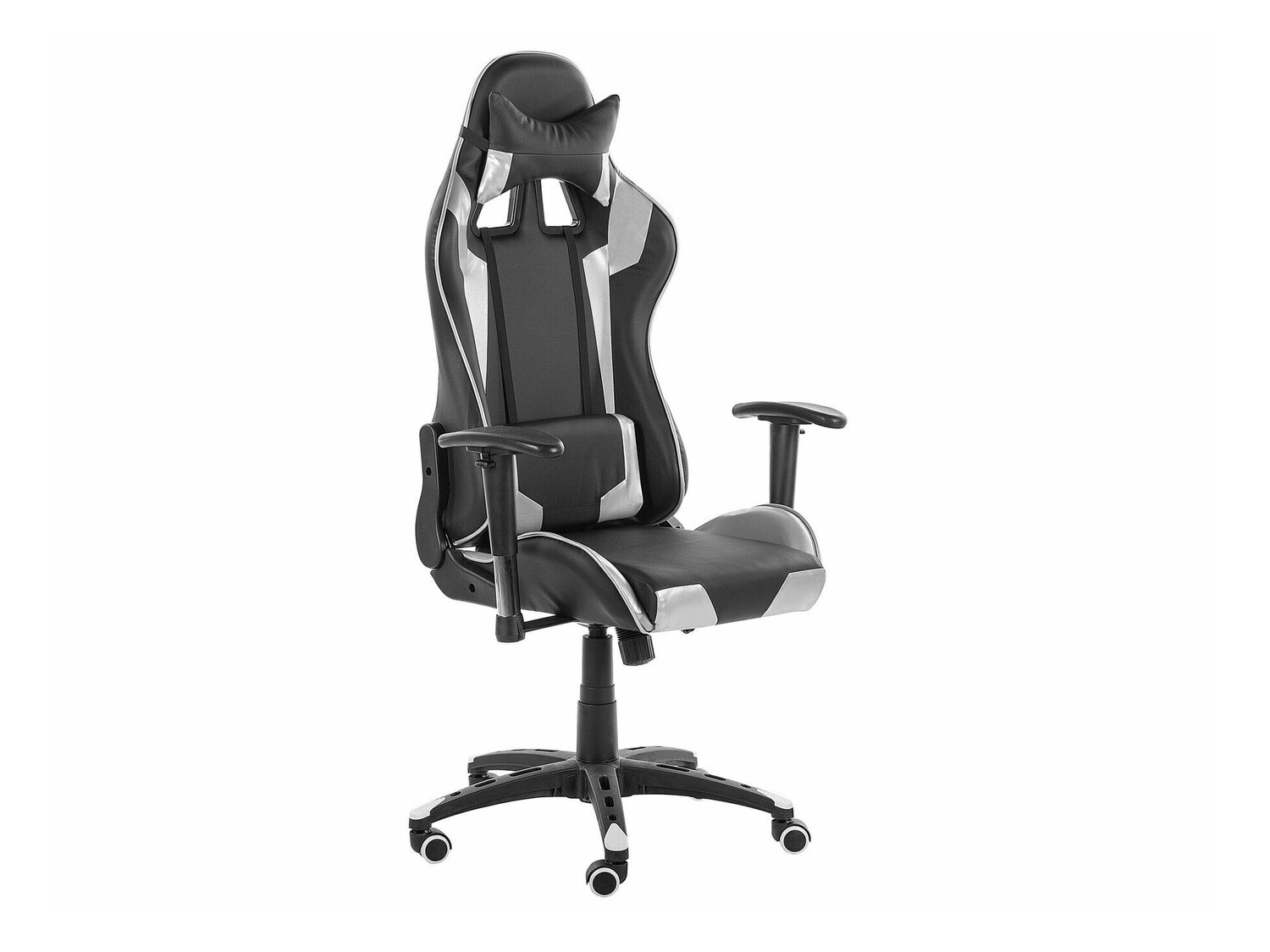 Игровое кресло Berwyn 820 (Чёрный + Серебряный)