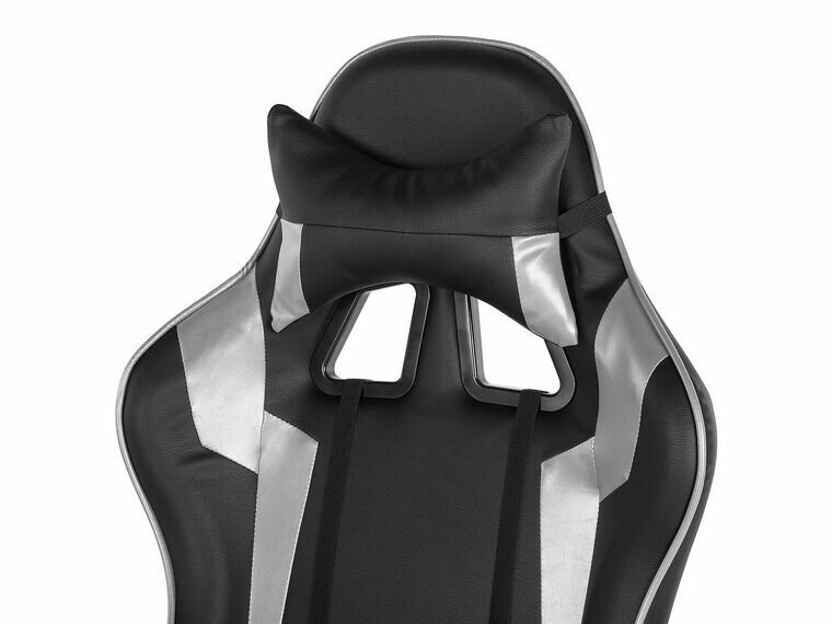 Игровое кресло Berwyn 820 (Чёрный + Серебряный)