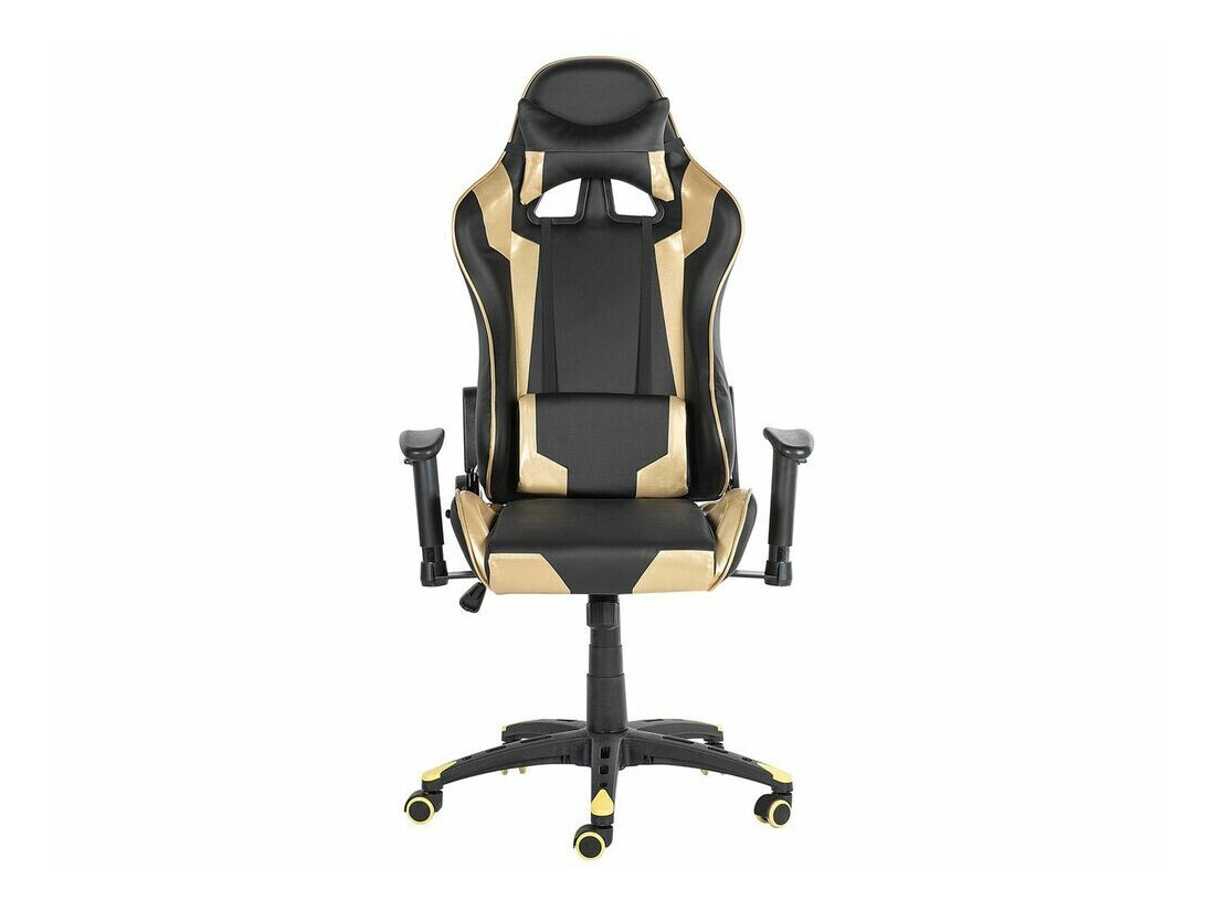 Spēļu krēsls Berwyn 820 (Melns + Zelta)