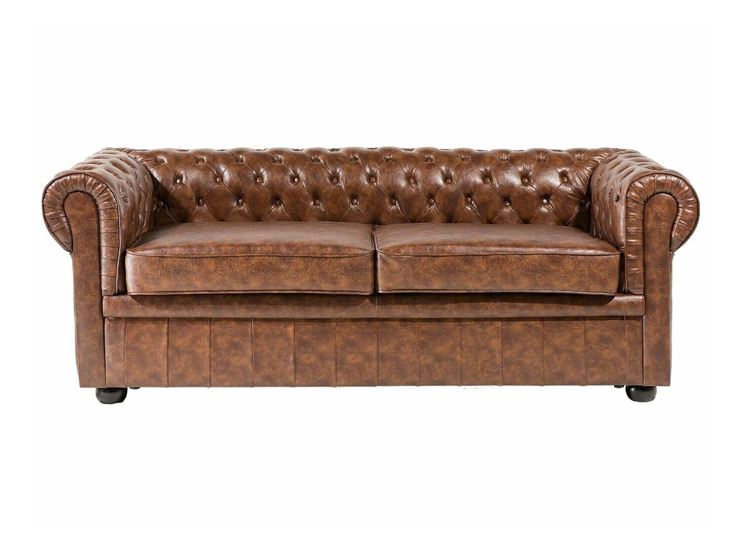 Chesterfield dīvāns Berwyn 832 (Brūns)