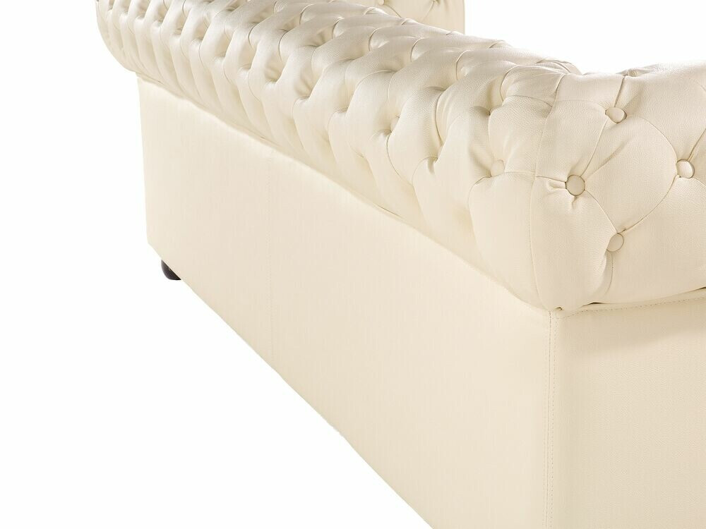 Chesterfield dīvāns Berwyn 832 (Krēms)