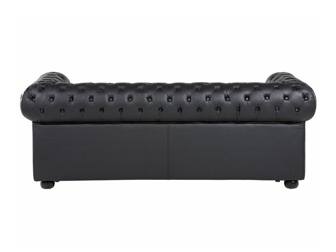 Chesterfield dīvāns Berwyn 832 (Melns)