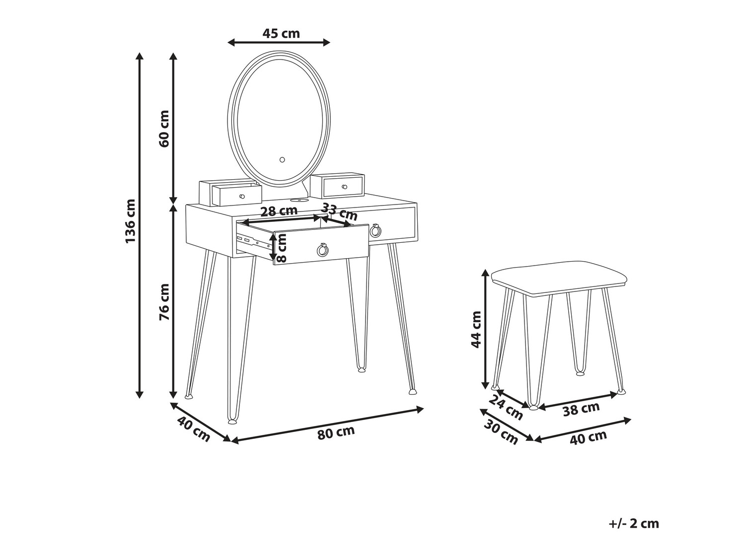 Grima galds Berwyn 836