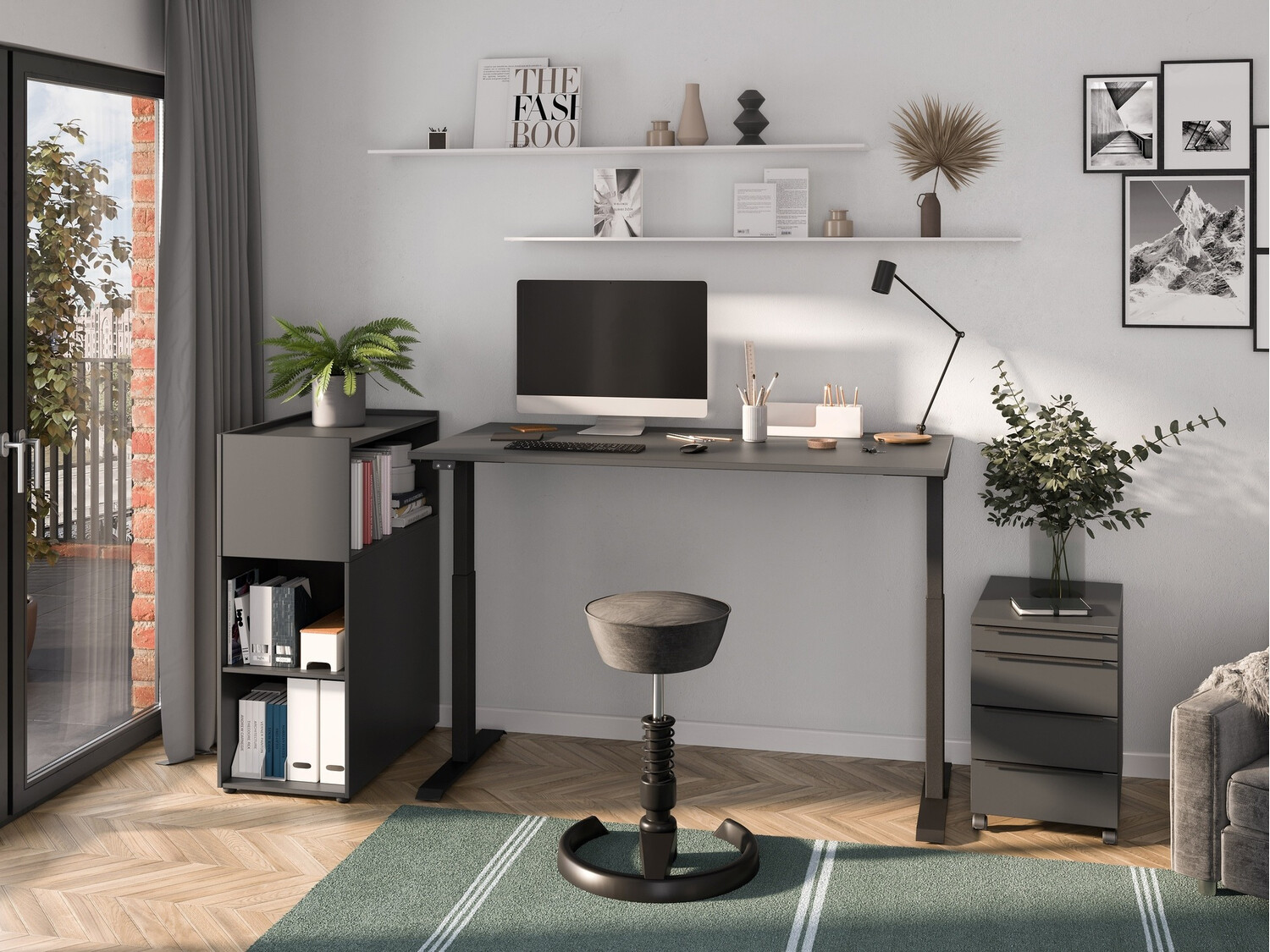 Plaukts Feltoru 108 (Grafīts)