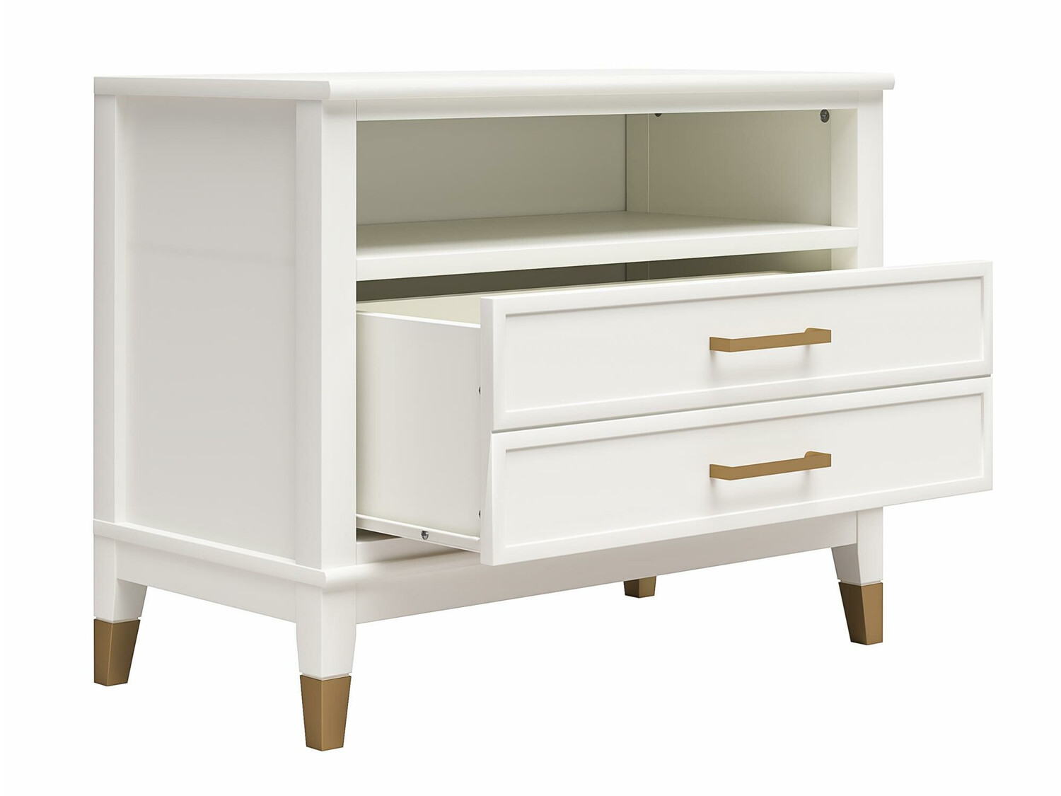 Naktsgaldiņš CosmoLiving by Cosmopolitan Belromu 107 (Balts)