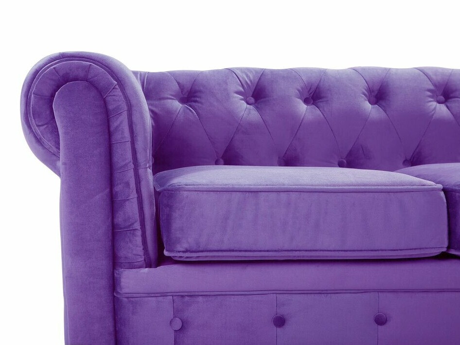 Chesterfield dīvāns Cirdoro 101 (Violets)