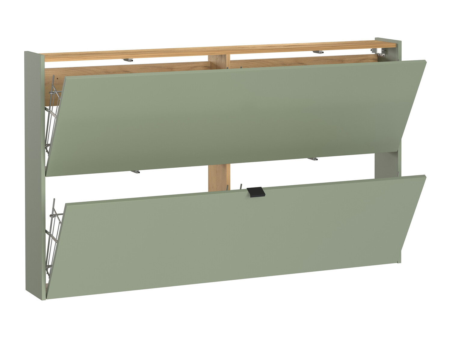 Kurpju kaste Cirsale 108 (Putekļaini zaļa + Navarra ozols)