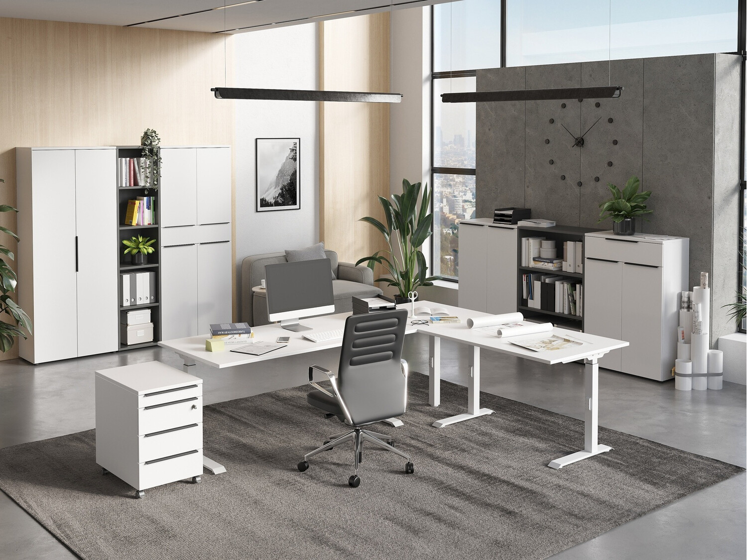 Письменный cтол Feltoru 120 (Белый)