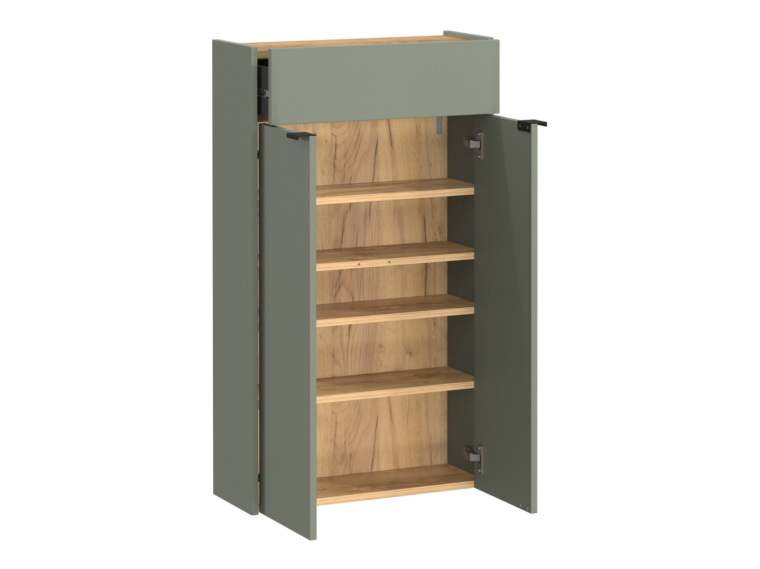 Priekšnama komplekts Cirsale 104 (Putekļaini zaļa + Navarra ozols)