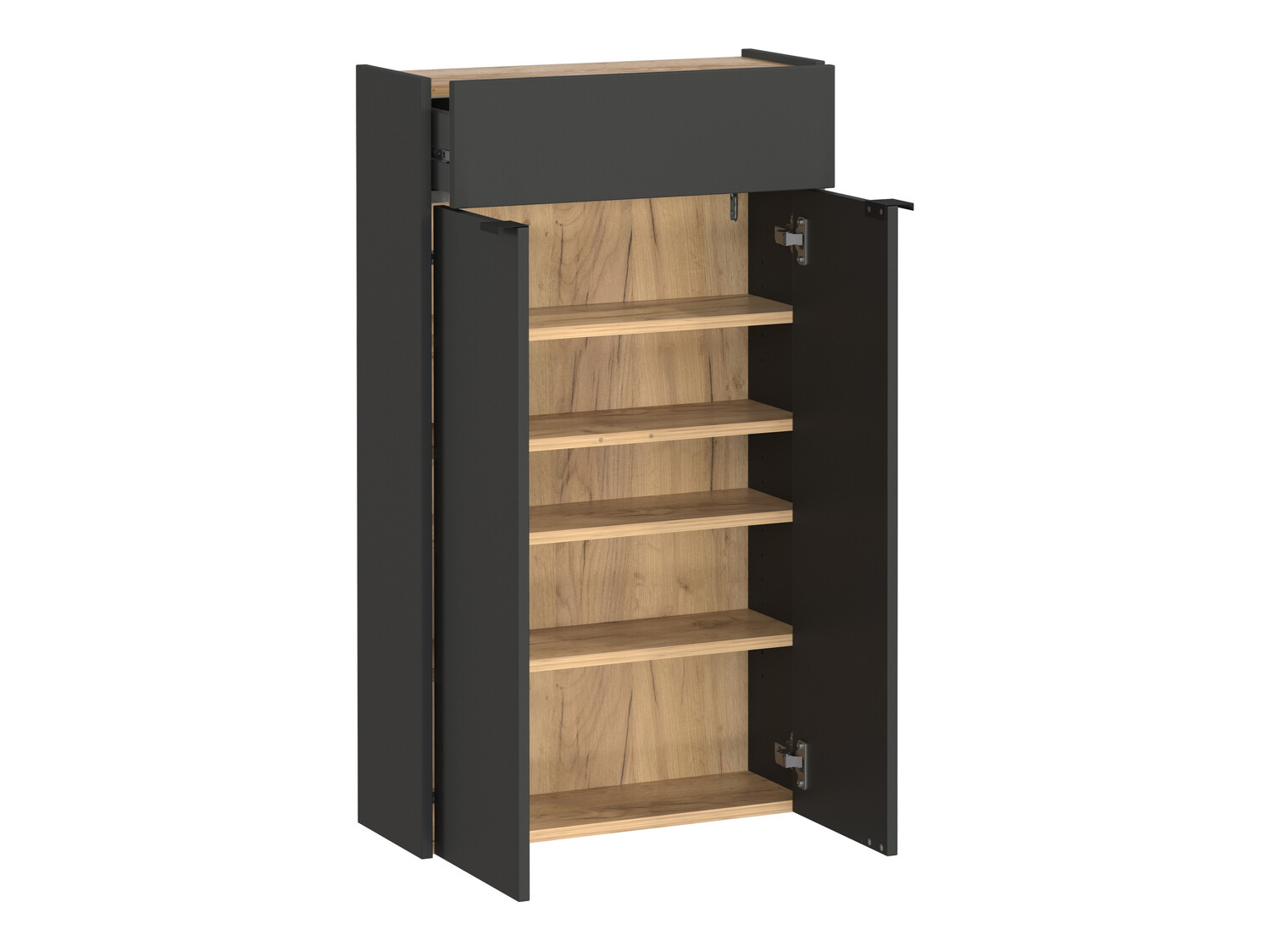 Прихожая Cirsale 104 (Графит + Navarra дуб)