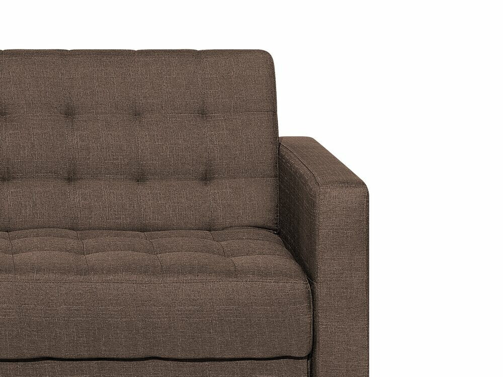 Dīvāns gulta Felvena 103 (Tumši brūns)