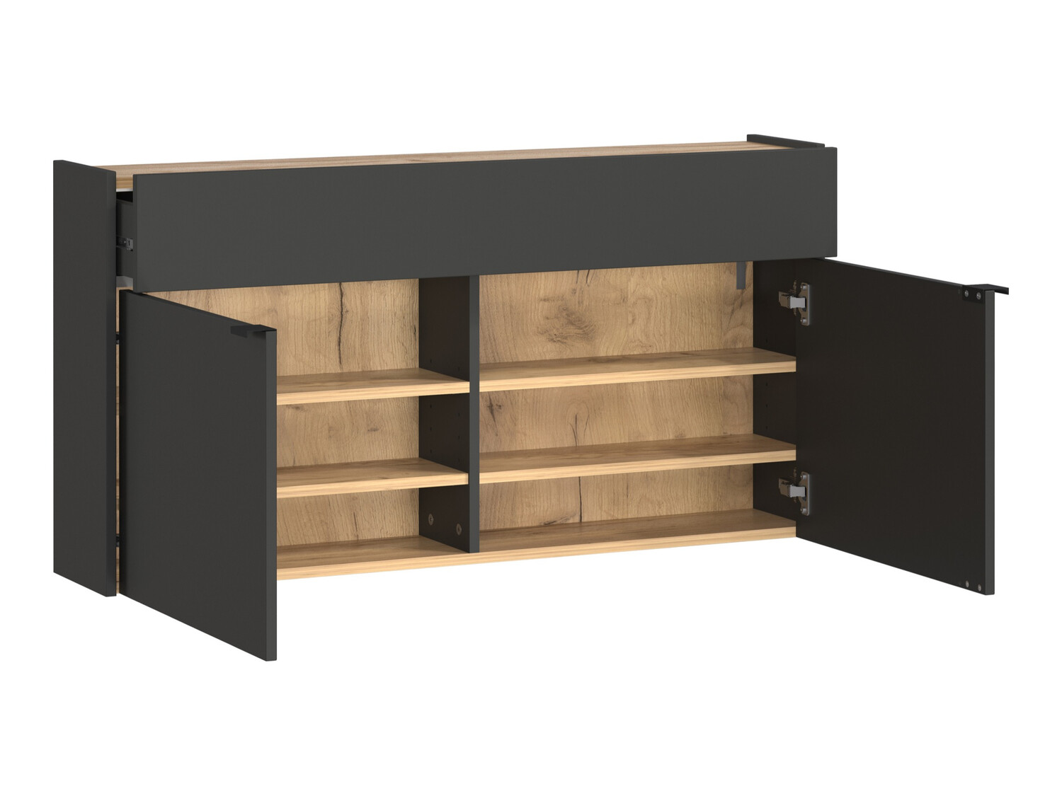 Priekšnama komplekts Cirsale 106 (Grafīts + Navarra ozols)