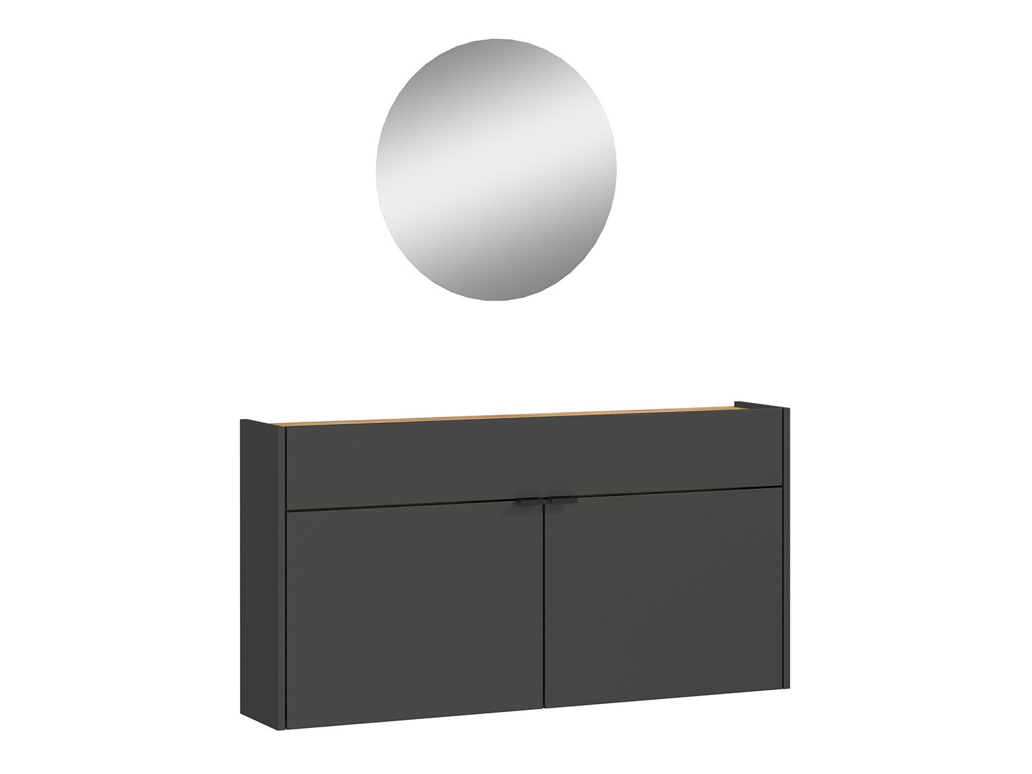 Прихожая Cirsale 106 (Графит + Navarra дуб)