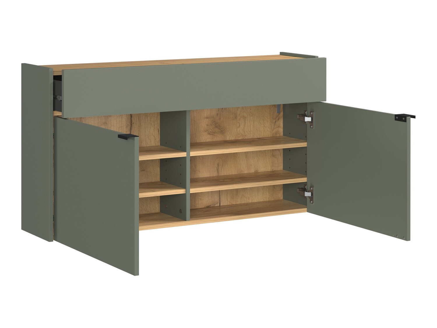 Прихожая Cirsale 106 (Пыльно-зеленый + Navarra дуб)