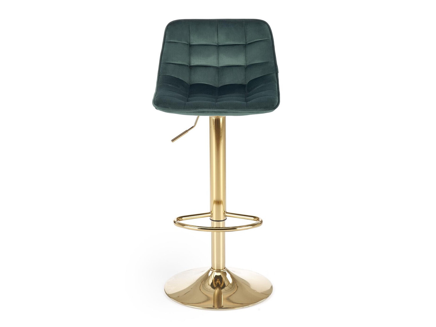Барный стул Houston 1441 (Зелёный + Золотой)