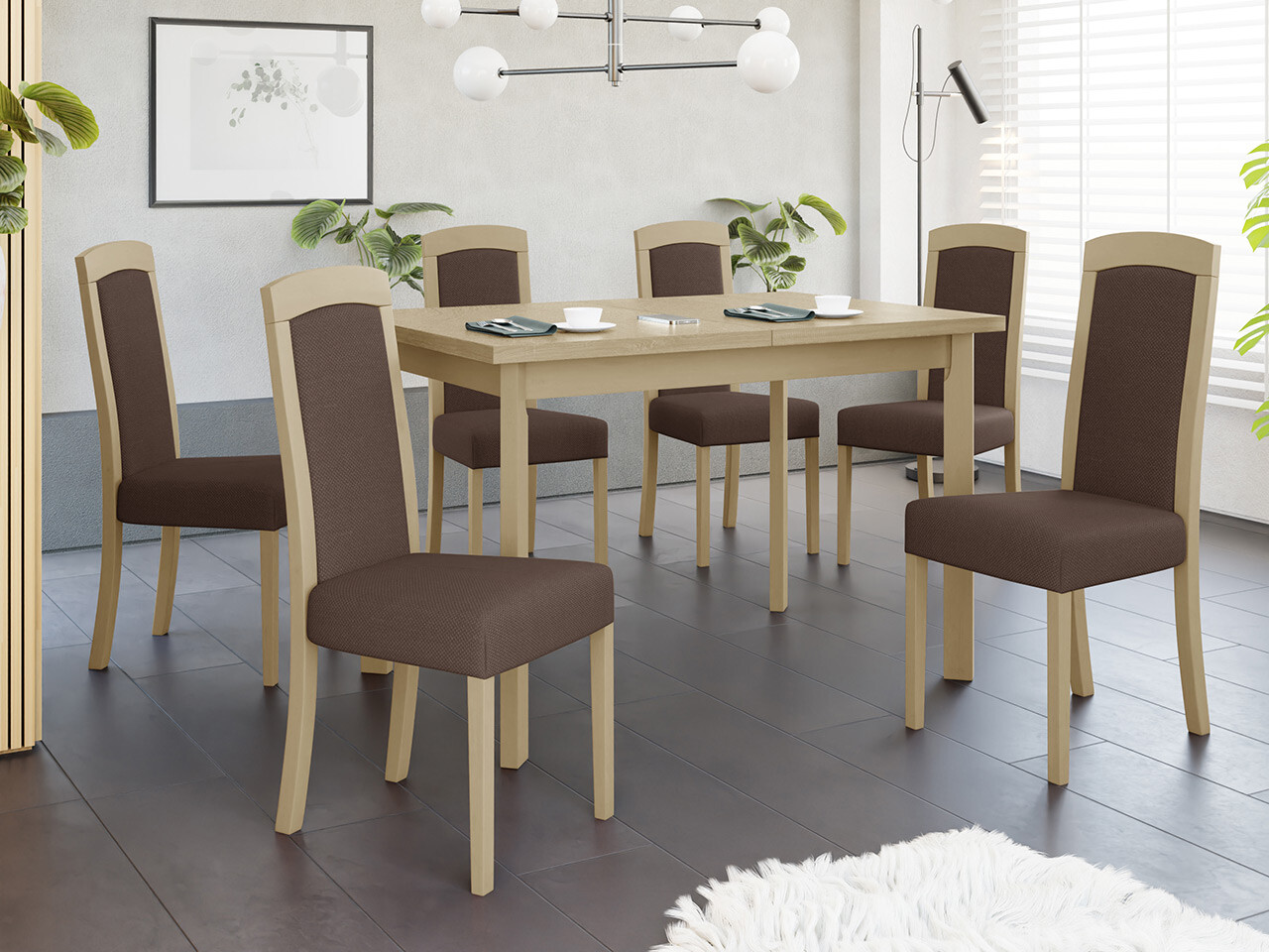 Ēdamistabas komplekts Victorville 351 (Sonomas ozols)