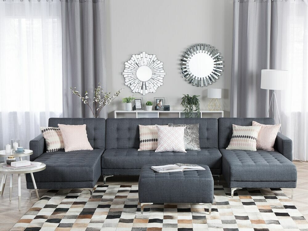 Модульный угловой диван Felvena 108 (Тёмно-серый)