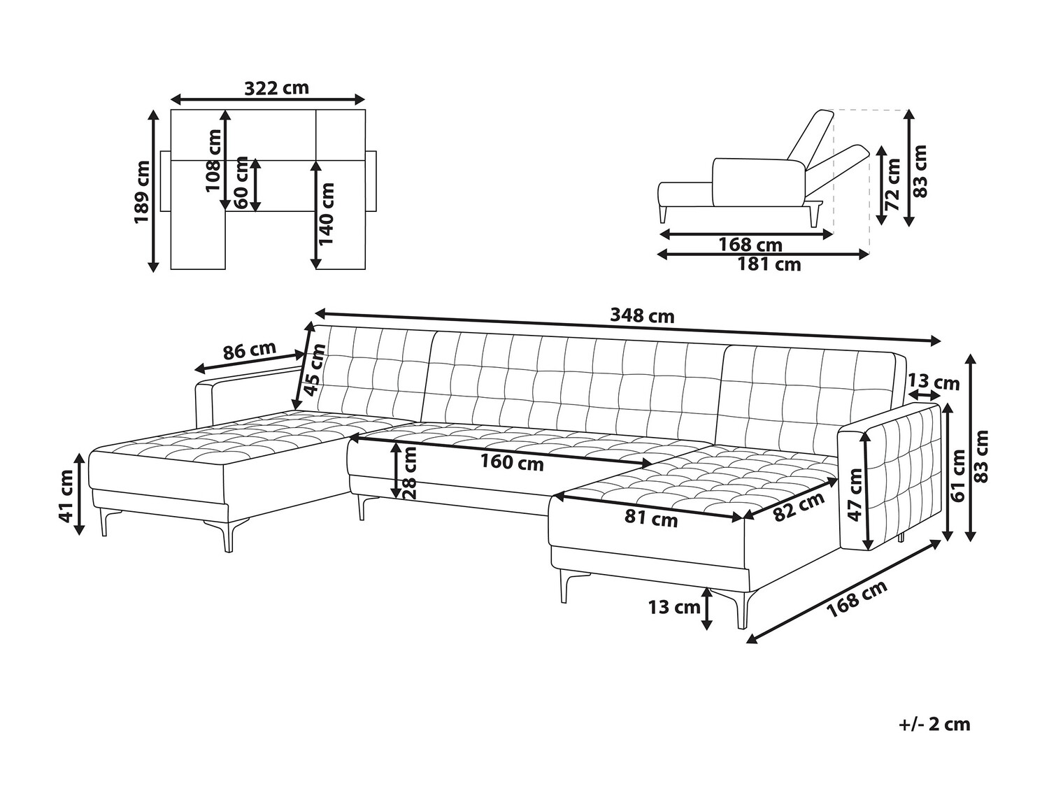 Модульный угловой диван Felvena 109 (Розовый)