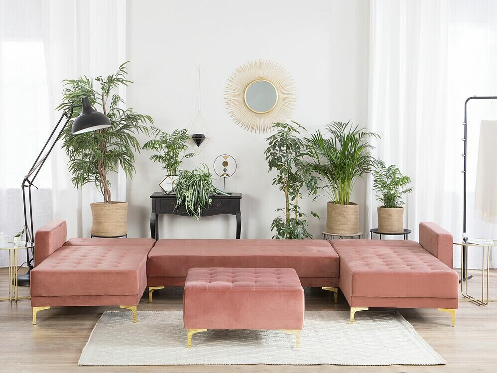 Модульный угловой диван Felvena 109 (Розовый)