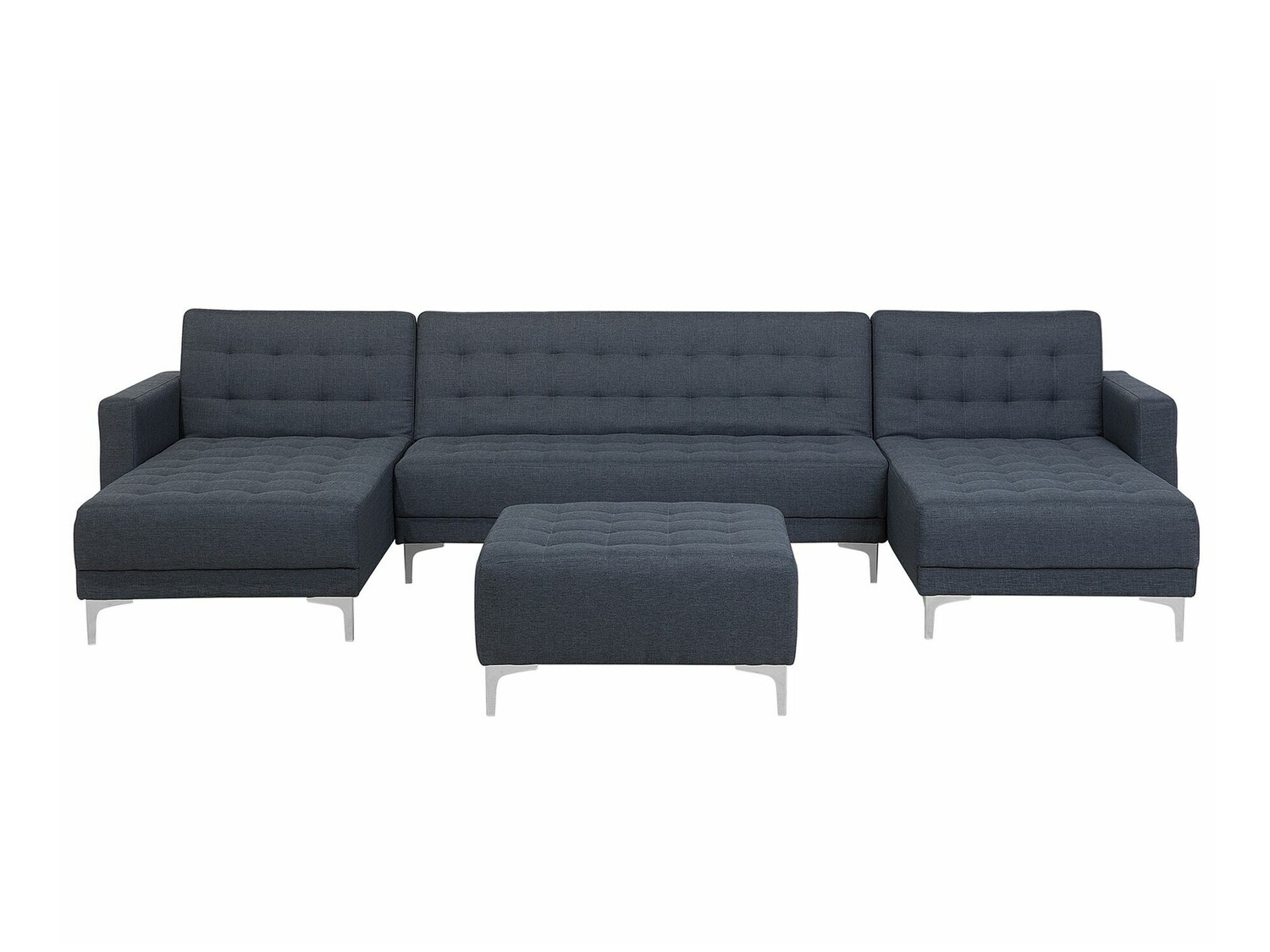 Moduļu stūra dīvāns Felvena 108 (Tumši pelēks)