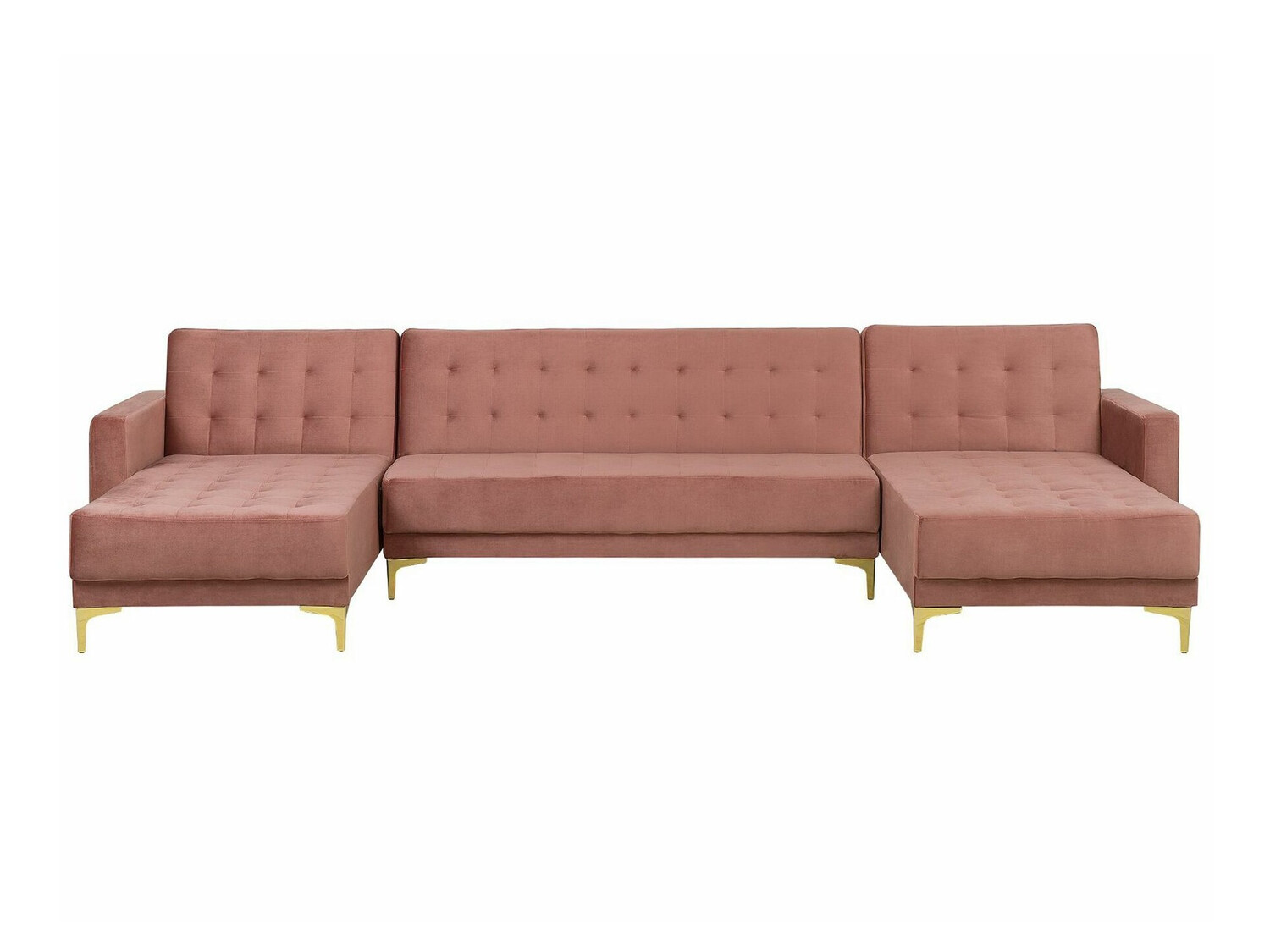 Moduļu stūra dīvāns Felvena 109 (Tumši rozā)