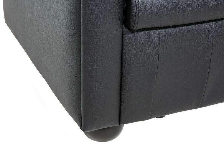 Chesterfield krēsls Cirdoro 105 (Melns)