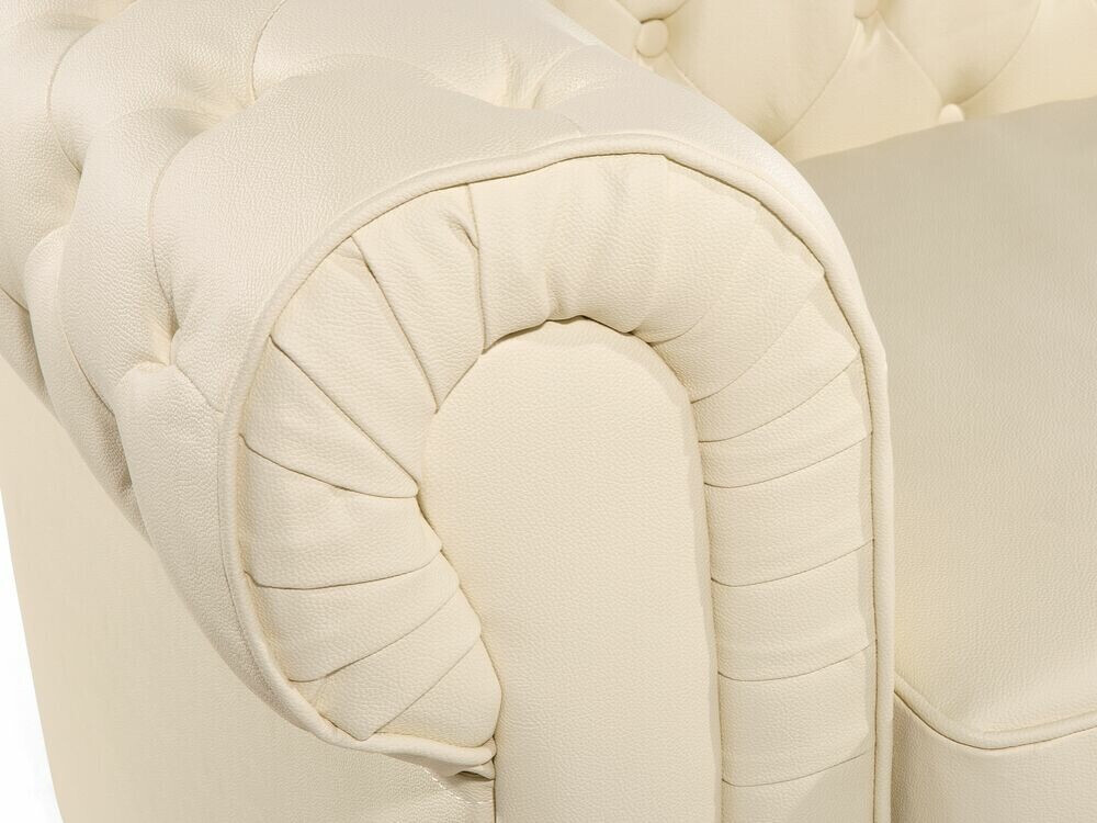 Chesterfield atpūtas krēsls Cirdoro 105 (Krēms)