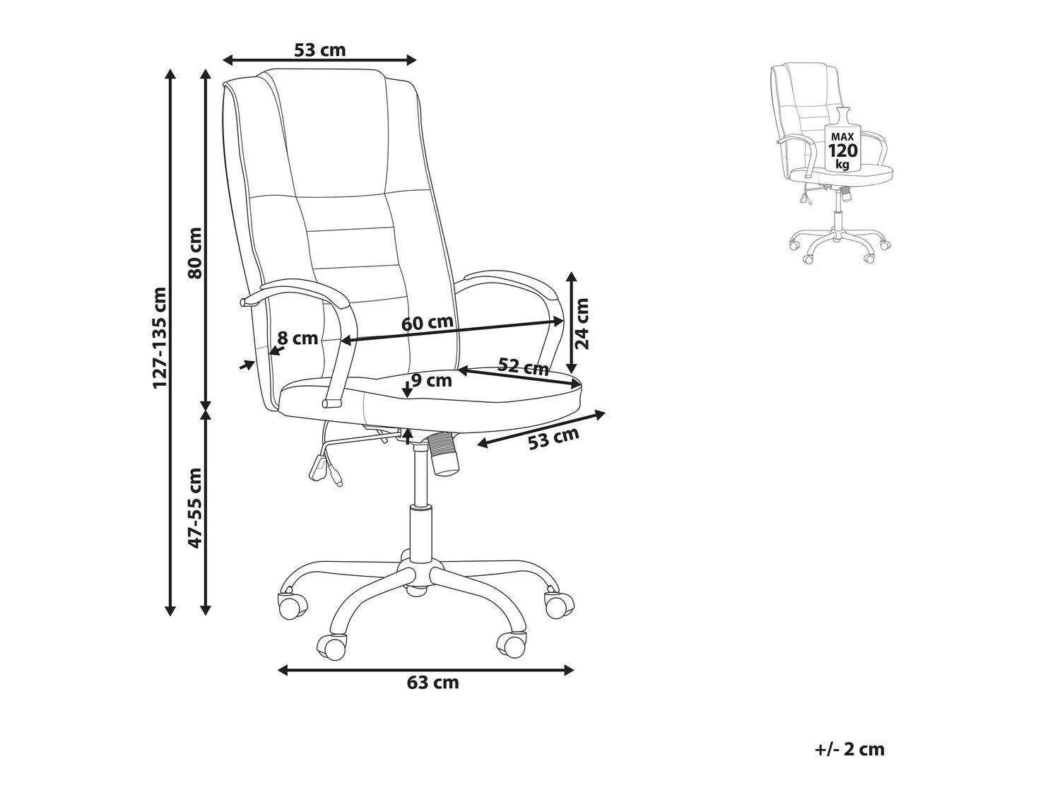 Офисный стул Berwyn 861 (Бежевый)