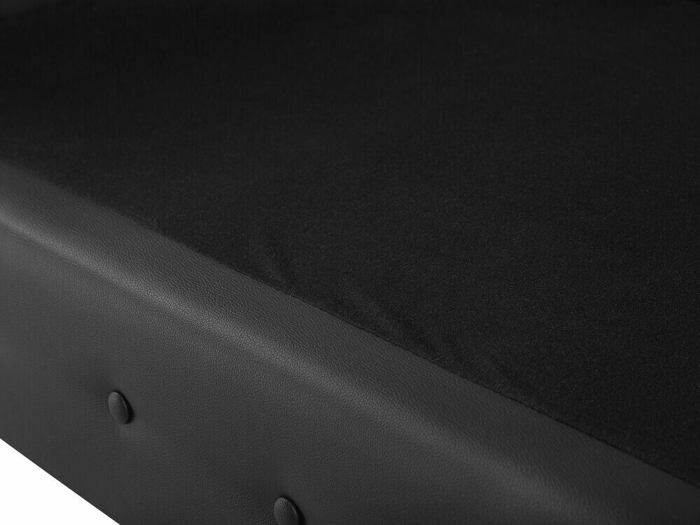 Chesterfield dīvāns Cirdoro 106 (Melns)